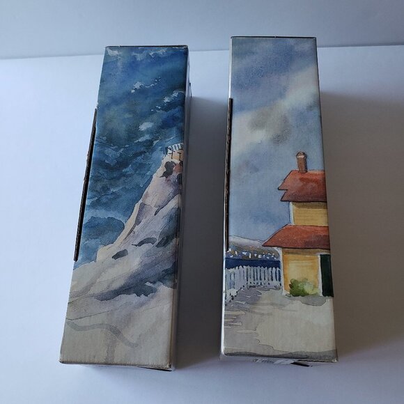 Lighthouse Wine Cardboard Gift Boxes (set of 2) - Picture 4 of 7